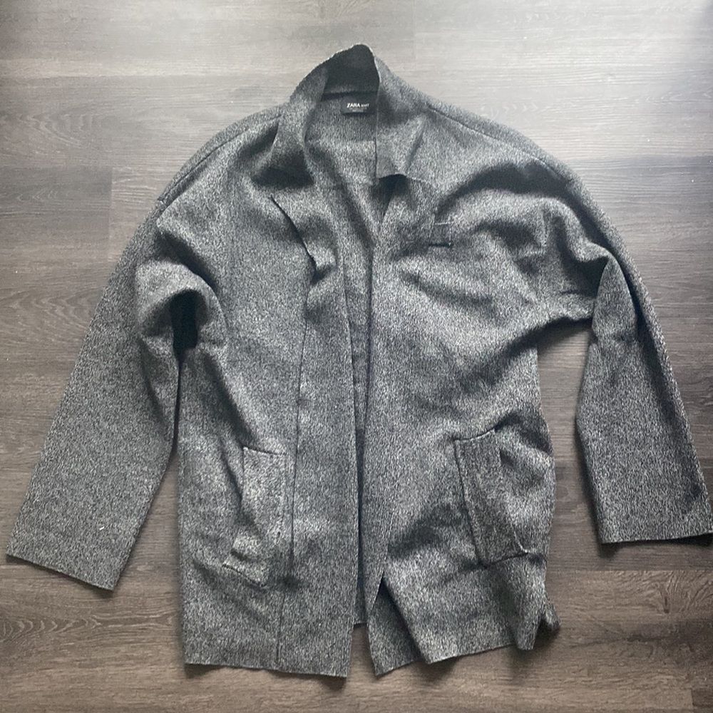 Zara Knit Oversized Blazer